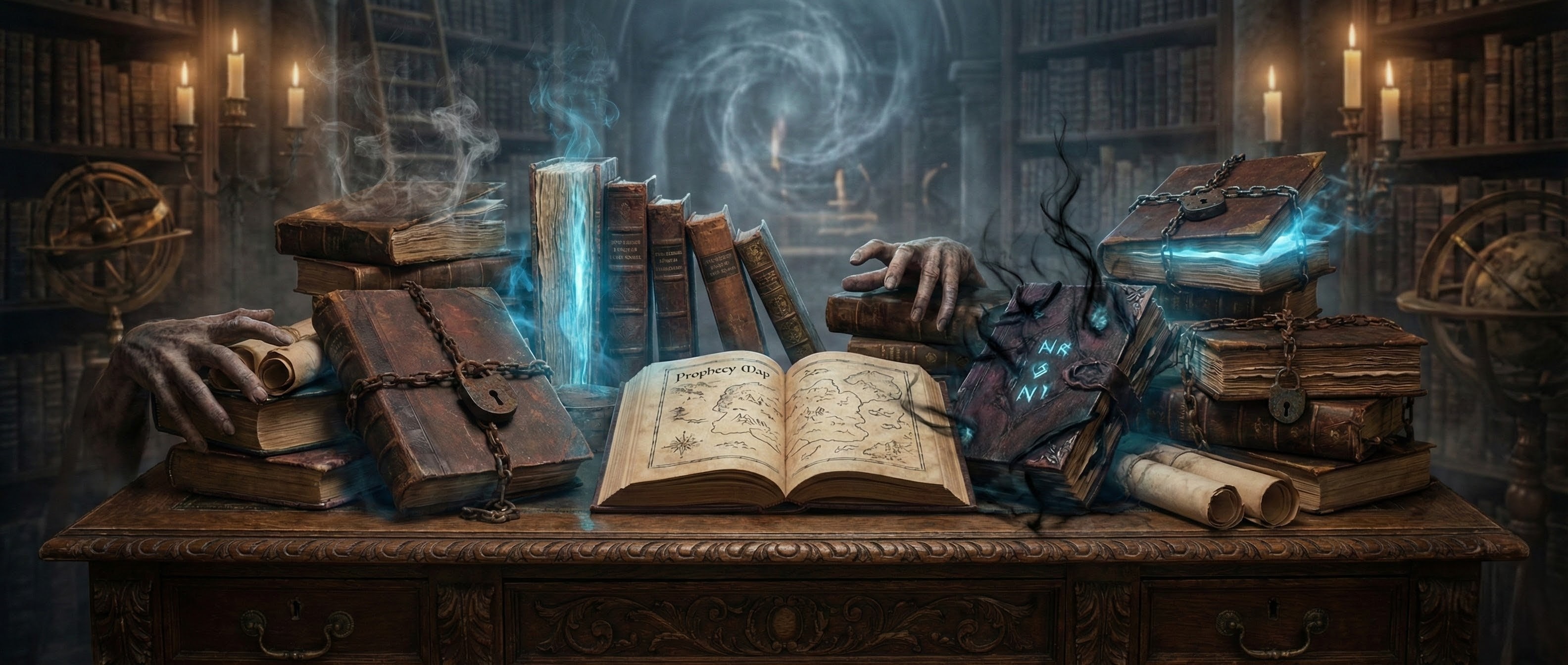 LIBROS PROHIBIDOS, INEXISTENTES, PROFÉTICOS Y MALDITOS